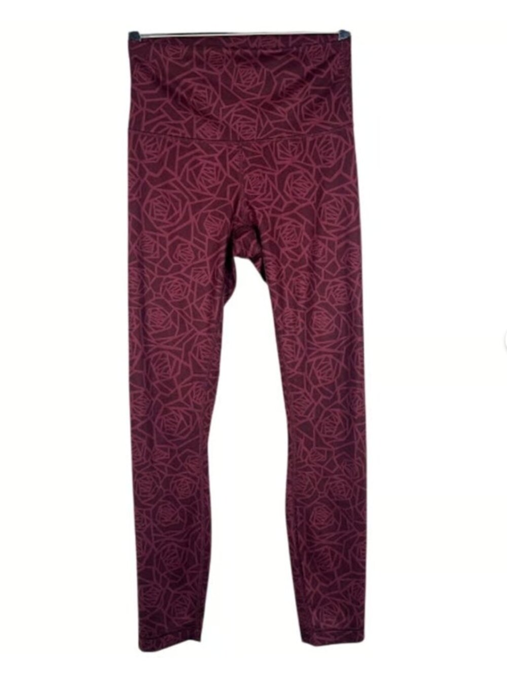 Lululemon High Times Rose Leggings in Posey Red Grape Bordeaux